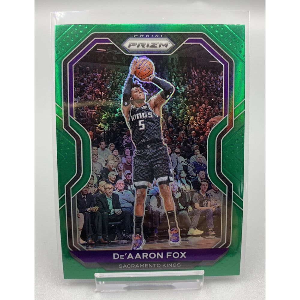 2020-2021 Nba Prizm De'Aaron Fox‎ Green Parallel Card #13